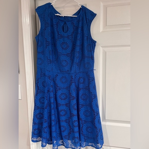 London Style Dresses & Skirts - London Style Blue Lace Dress